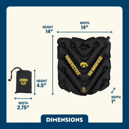 College V Seat™ Inflatable Stadium Cushion - Iowa Hawkeyes - Gift Ready