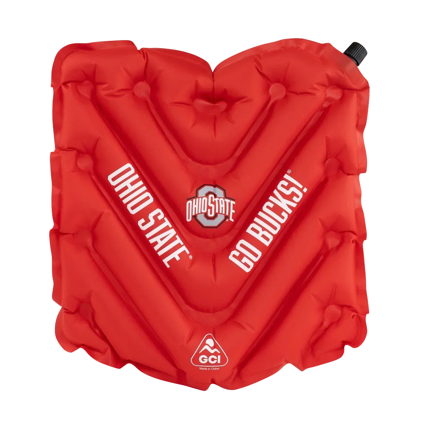 College V Seat™ Inflatable Stadium Cushion - Ohio State Buckeyes - Travel Edit
