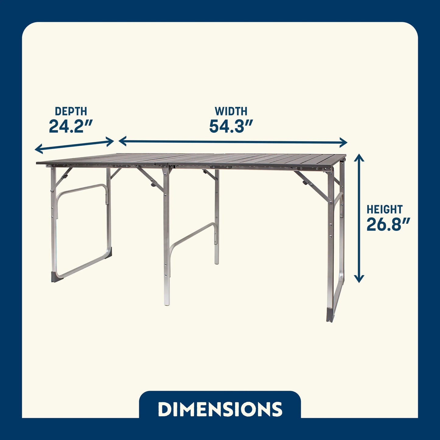 Slim-Fold Table - Active Ready