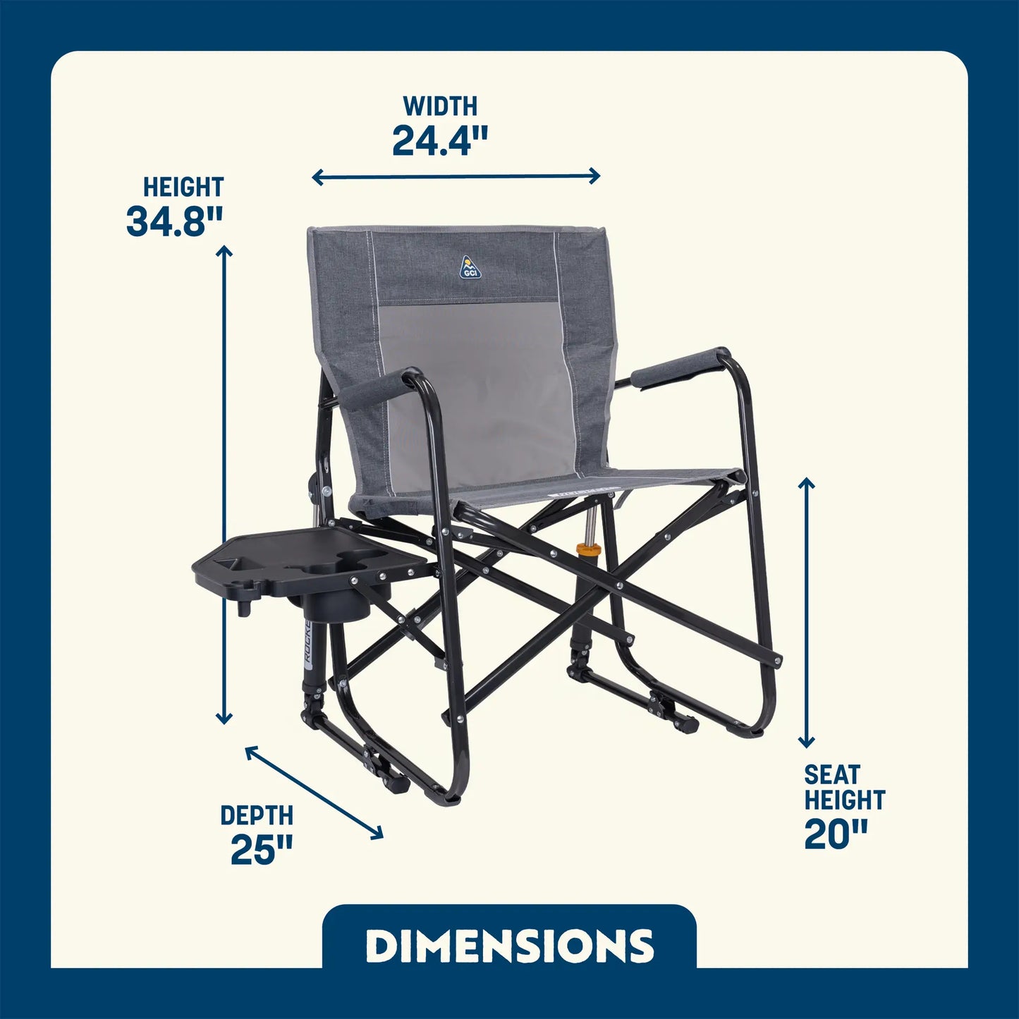 Freestyle Rocker™ with Side Table - Easy Set