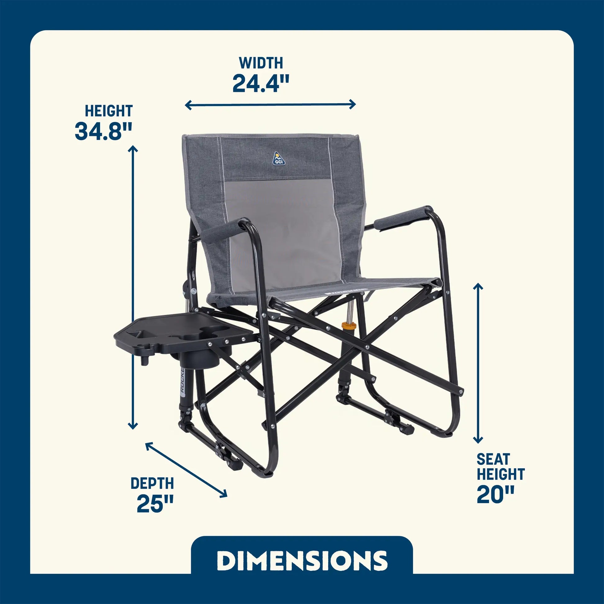 Freestyle Rocker™ with Side Table - Easy Set