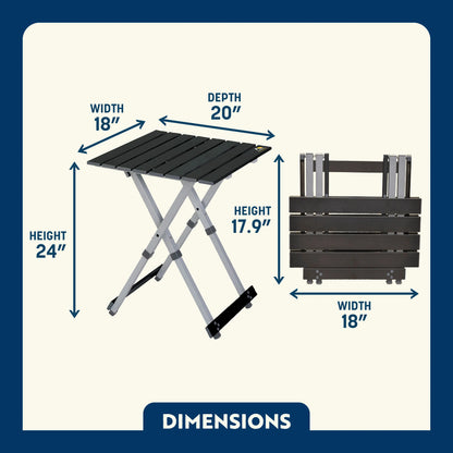 Compact Camp Table 20™ - Daily Set