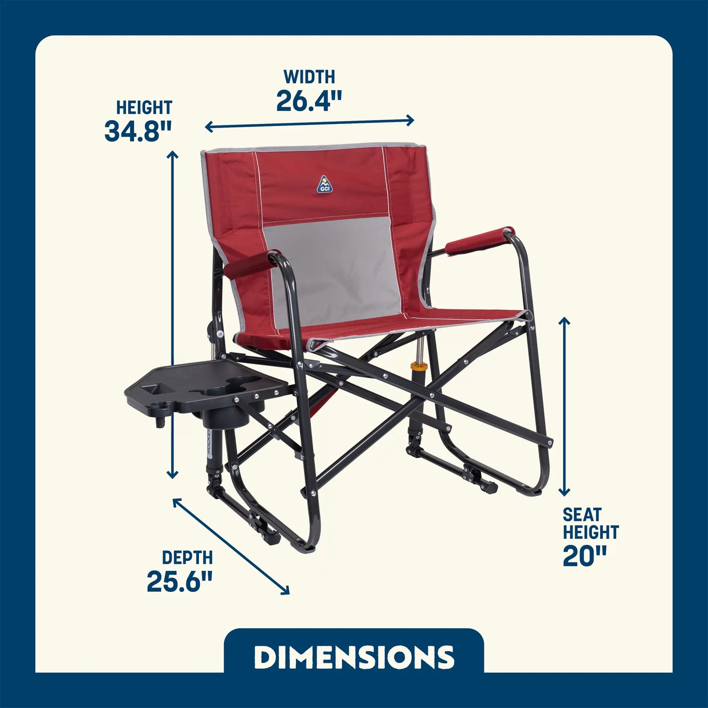 Freestyle Rocker XL™ with Side Table - Simple Edit