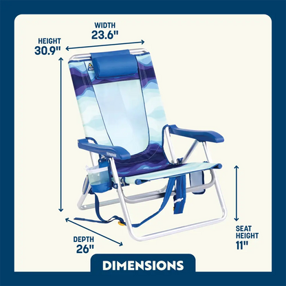 Backpack Beach Chair™ - Easy Set