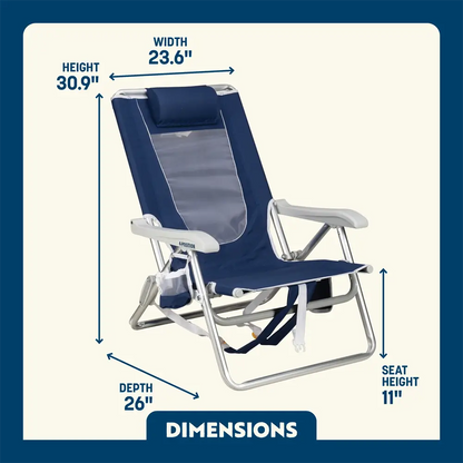 Backpack Beach Chair™ - Home Choice