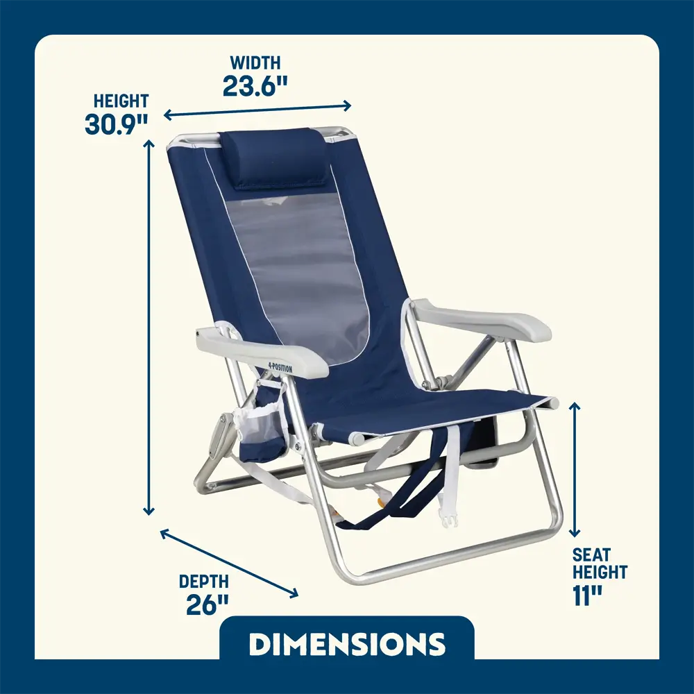 Backpack Beach Chair™ - Easy Set