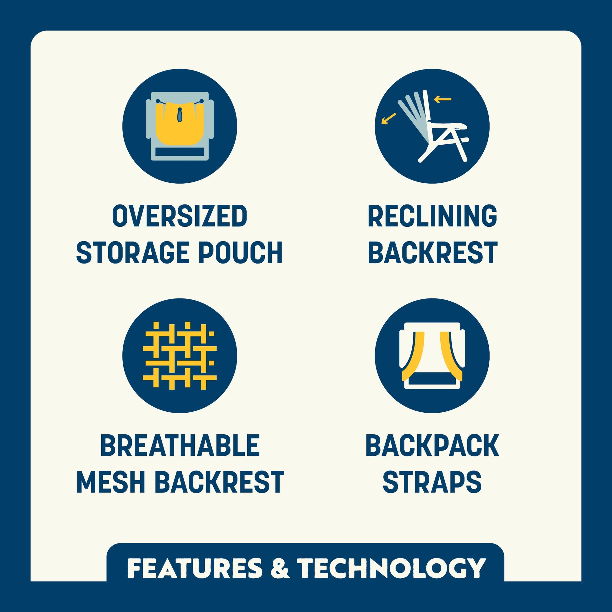 Backpack Beach Chair™ - Home Choice