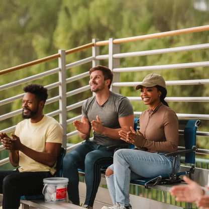 Big Comfort Stadium Chair™ with Armrests - Easy Set