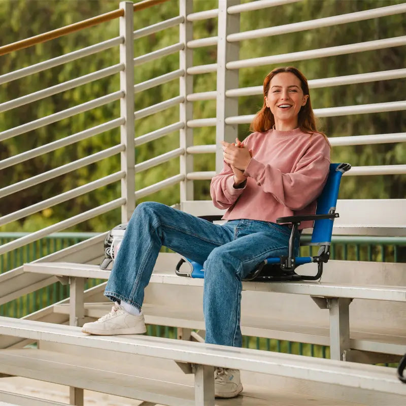 Big Comfort Stadium Chair™ with Armrests - Easy Set