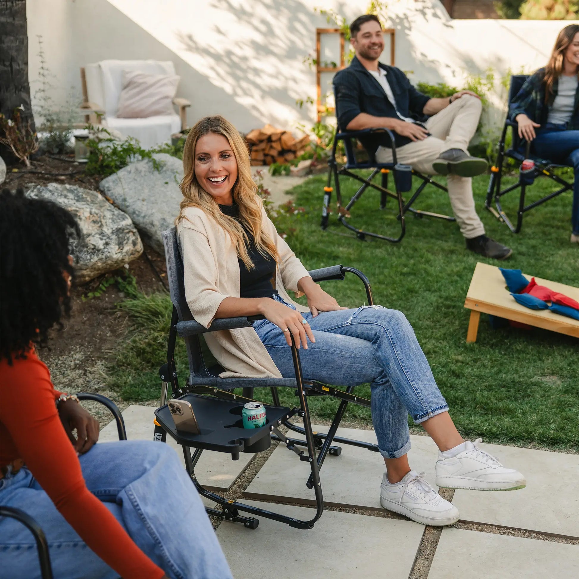 Freestyle Rocker™ with Side Table - Easy Set