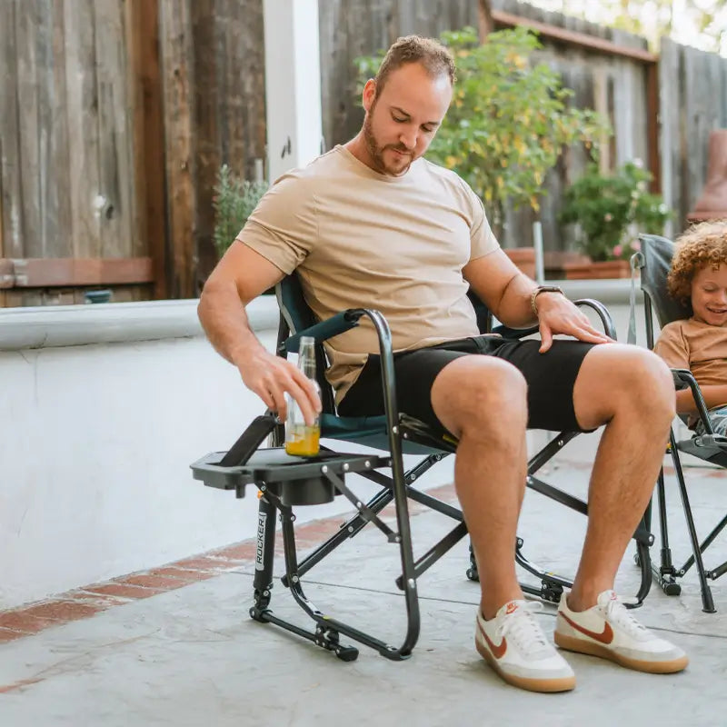 Freestyle Rocker™ with Side Table - Easy Set