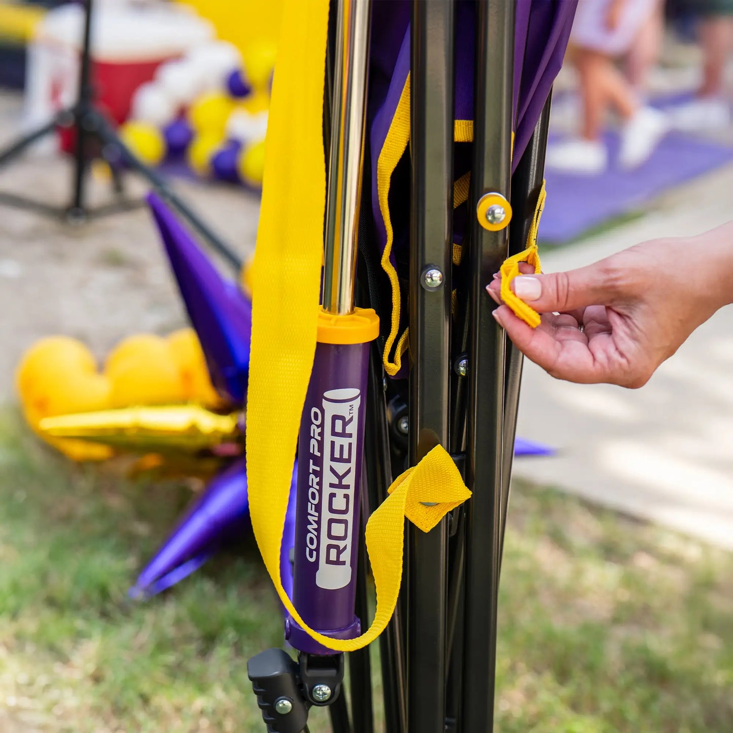 College Comfort Pro Rocker™ - LSU Tigers - Simple Edit