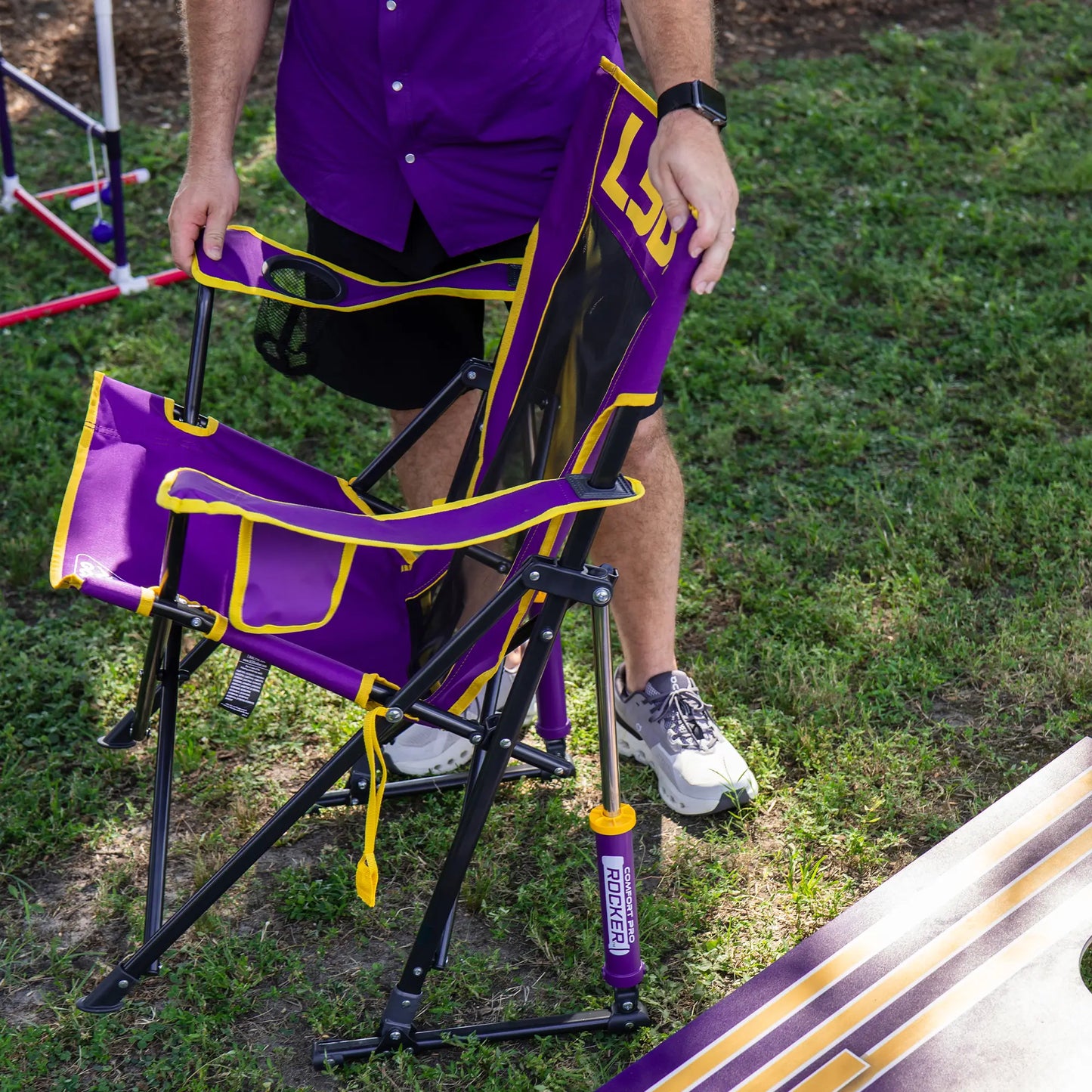 College Comfort Pro Rocker™ - LSU Tigers - Simple Edit