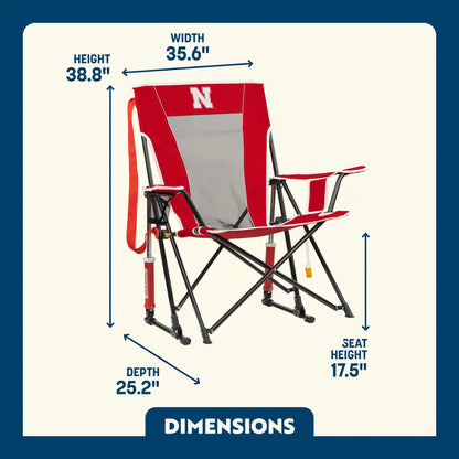 College Comfort Pro Rocker™ - Nebraska Cornhuskers - Essential Set
