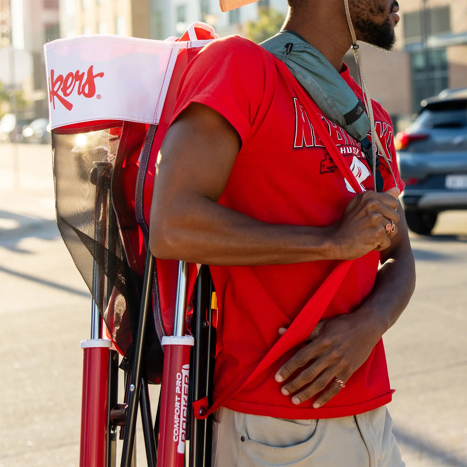 College Comfort Pro Rocker™ - Nebraska Cornhuskers - Essential Set