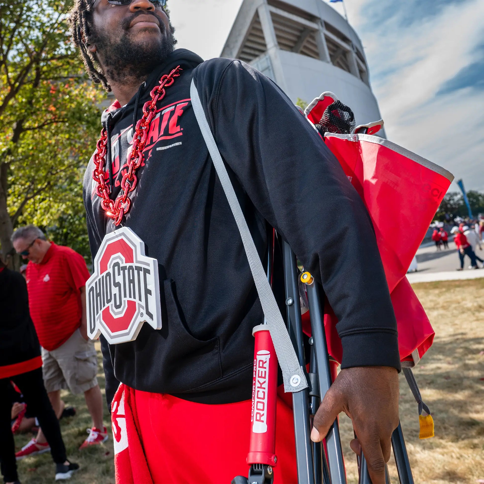 College Comfort Pro Rocker™ - Ohio State Buckeyes - Essential Set