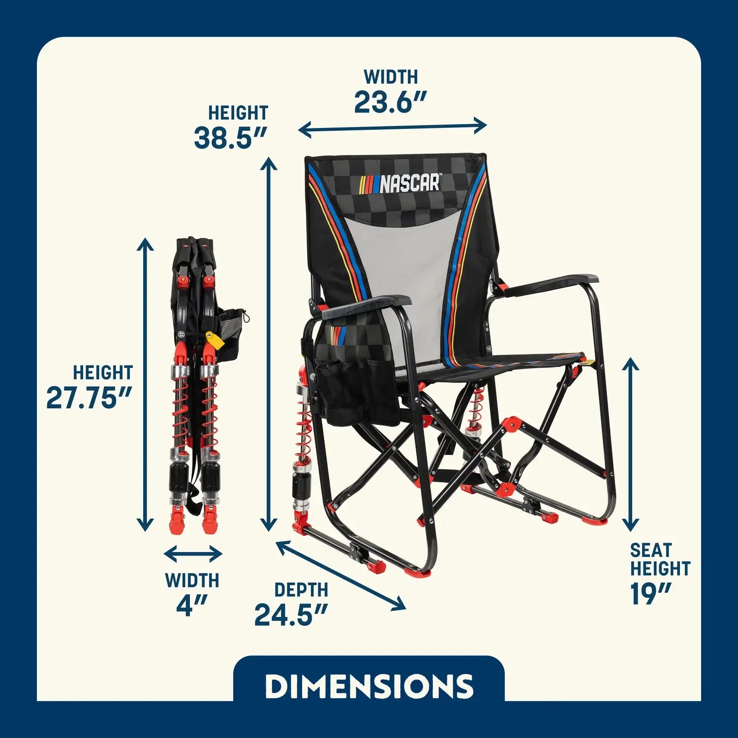 Adjustable Rocker™ - NASCAR - Fresh Pair